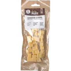 bePure Hundesnack Käse-Chips 80g