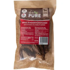 bePure Hundesnack Swiss Rinderwürstchen 180g