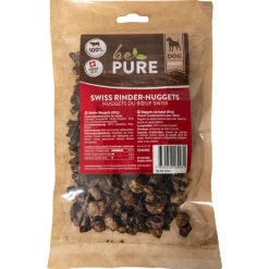 bePure Hundesnack Swiss Rinder-Nuggets 80g
