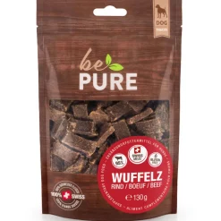 bePure Hundesnack Wuffelz Rind 130g