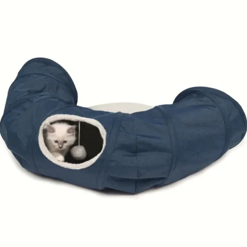 Catit Katzenspielzeug Vesper Katzentunnel blau 68x97x28cm