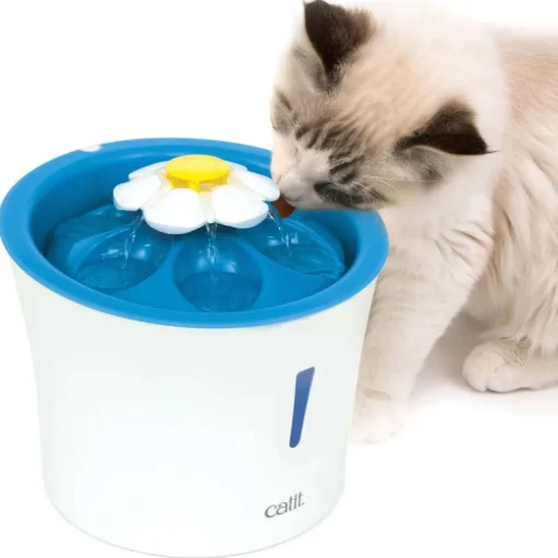 Catit Senses 2.0 Flower Fountain Trinkbrunnen mit LED Nachtlicht