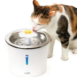 Catit Trinkbrunnen Flower Edelstahl 3L
