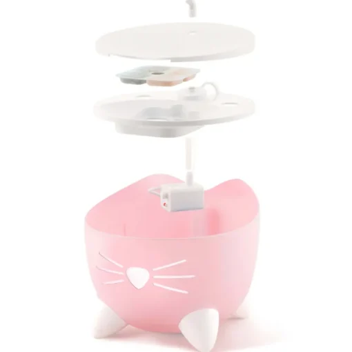 Catit Trinkbrunnen Pixi Fountain Light Pink für Katzen 2.5l