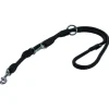 Colly Hundeleine Rundleine Leder schwarz