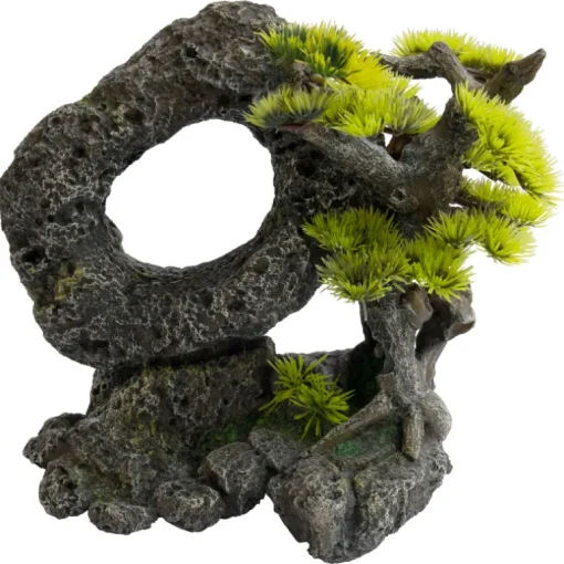 Deep Sea Aquariumdekoration Bonsai Felsen 26x16x22.5cm