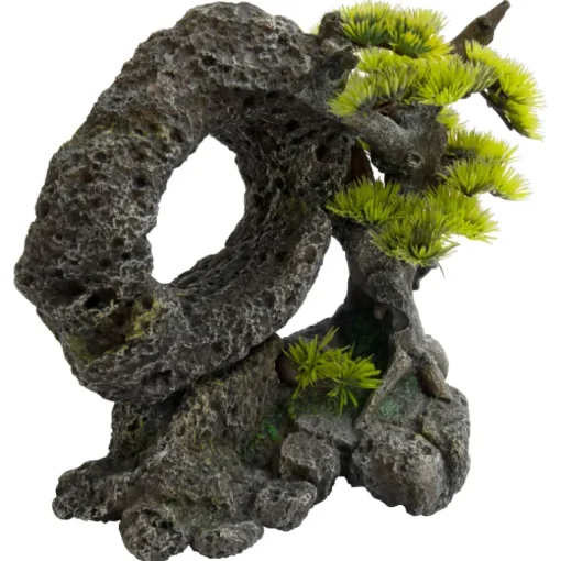 Deep Sea Aquariumdekoration Bonsai Felsen 26x16x22.5cm