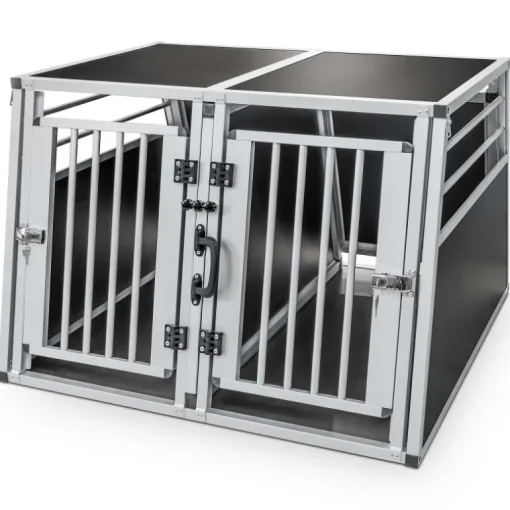 Freezack Aluminium Hundebox Auto Barkley Doppelbox