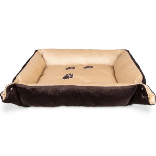 Freezack Katzenbett Pfotendesign braun