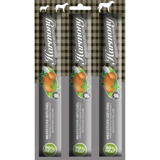 Harmony Dog Snacks Meatsticks 3er Geflügel 3x15g