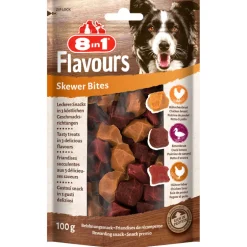 8in1 Hundesnacks Flavours Skewer Bites 100g