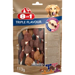 8in1 Kausnacks Triple Flavour Skewers 6Stk. 113g