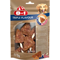 8in1 Kausnacks Triple Flavour Wings 6Stk. 113g