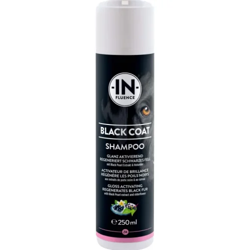 In-Fluence Hundeshampoo Black Coat für Hunde mit dunklem Fell 250ml