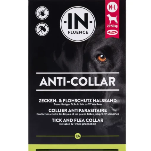 In-Fluence Zecken- & Flohhalsband für Hunde