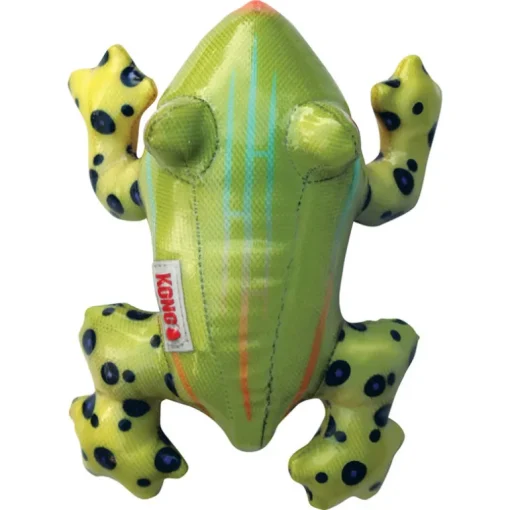 KONG Hundespielzeug Shieldz Tropics Frosch M
