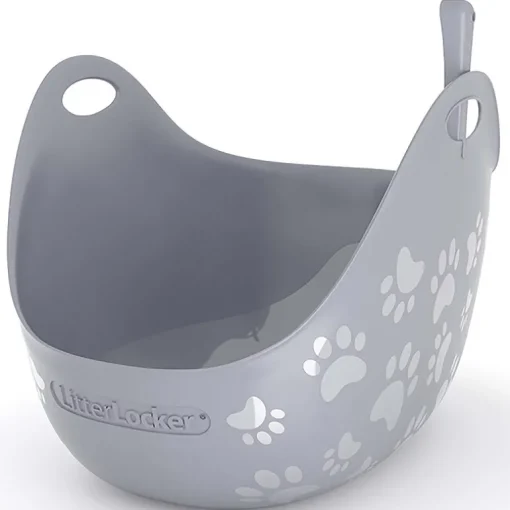 LitterLocker LitterBox Katzentoilette grau