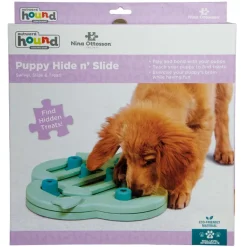 Nina Ottosson Welpen Intelligenzspielzeug Dog Hide N Slide grün