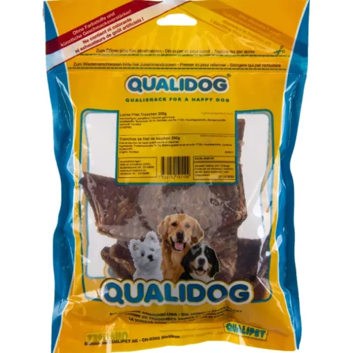 QUALIDOG Hundesnack Lachs Filet Tranchen 200g