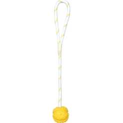 Trixie Ball am Seil schwimmt