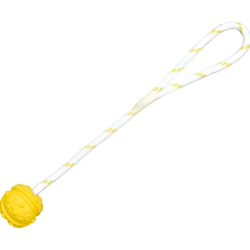 Trixie Ball am Seil schwimmt