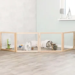 Trixie Freilaufgehege für Innen mit Holzrahmen