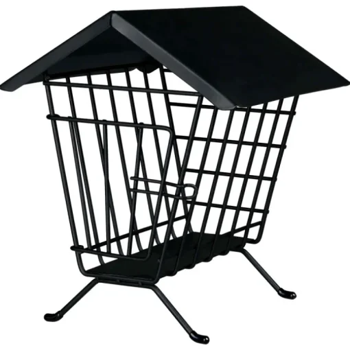 Trixie Heuraufe mit Dach Metall 20x23x20cm