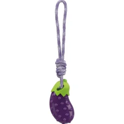 Trixie Hundespielzeug Aubergine am Seil
