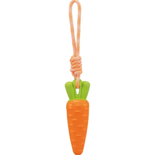 Trixie Hundespielzeug Karotte am Seil 20cm/39cm
