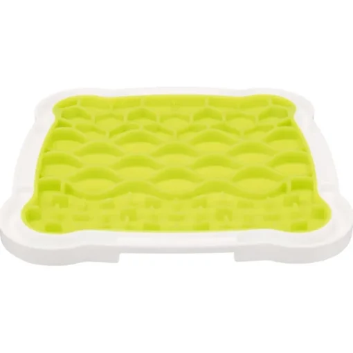 Trixie LicknSnack Platte 20x20cm weiss-lime
