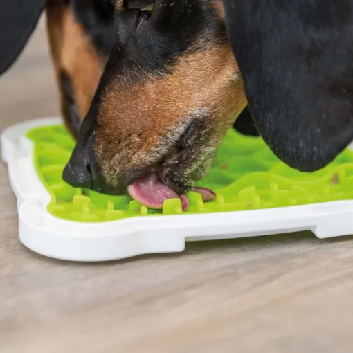 Trixie LicknSnack Platte 20x20cm weiss-lime