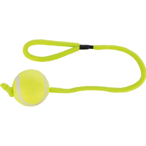 Trixie Tennisball am Seil D=6cm/50cm