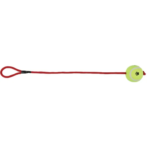 Trixie Tennisball am Seil D=6cm/50cm