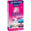 Vitakraft Liquid Snack Multipack Leberwurst & Lachs 16x 15g