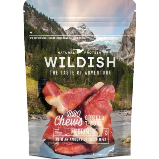 Wildish Dog BBQ Chews Grilled T-Bone M 5Stk.
