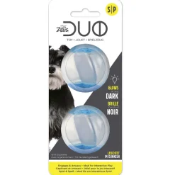 Zeus Duo Spielzeug-Ball Squeak & Glow 2Stk. Ø6.3cm